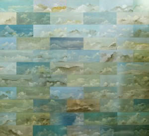 The Color of the Sky Divided 2012-13 | 66"x72" | oil on canvas