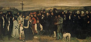 Gustave Courbet, A Burial at Ornans; Between 1849 and 1850, Oil on canvas; 125 x  263 inches
